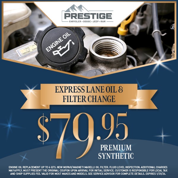 Express Lane Oil & Filter Change $79.95