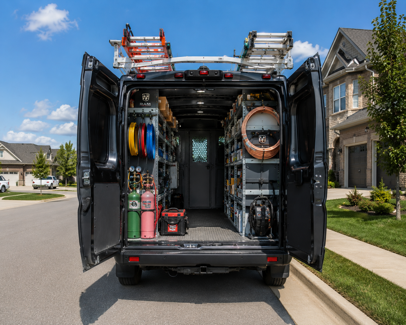 HVAC Work Trucks