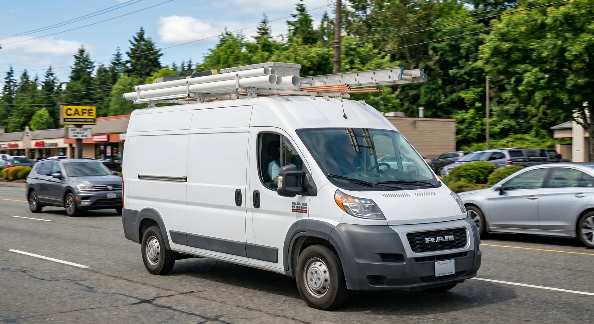 Plumbers Work Trucks
