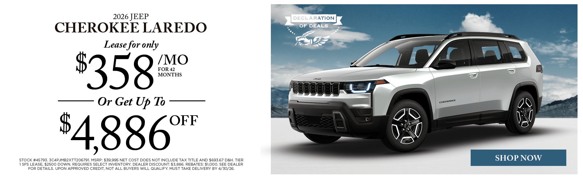 2026 Jeep Cherokee Laredo