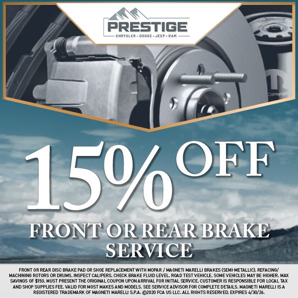 Front or Rear Brake Service