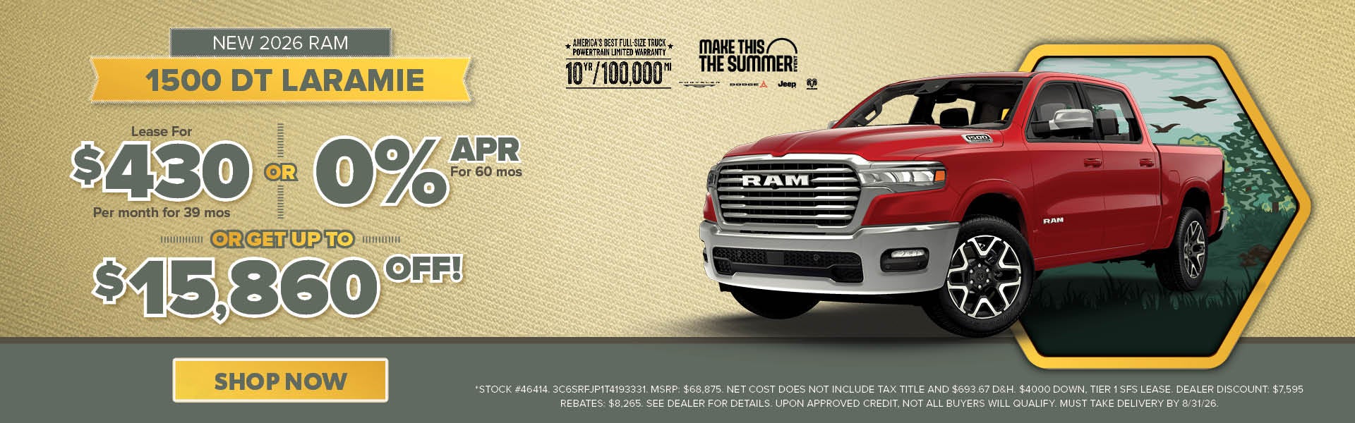 2026 RAM 1500 Laramie