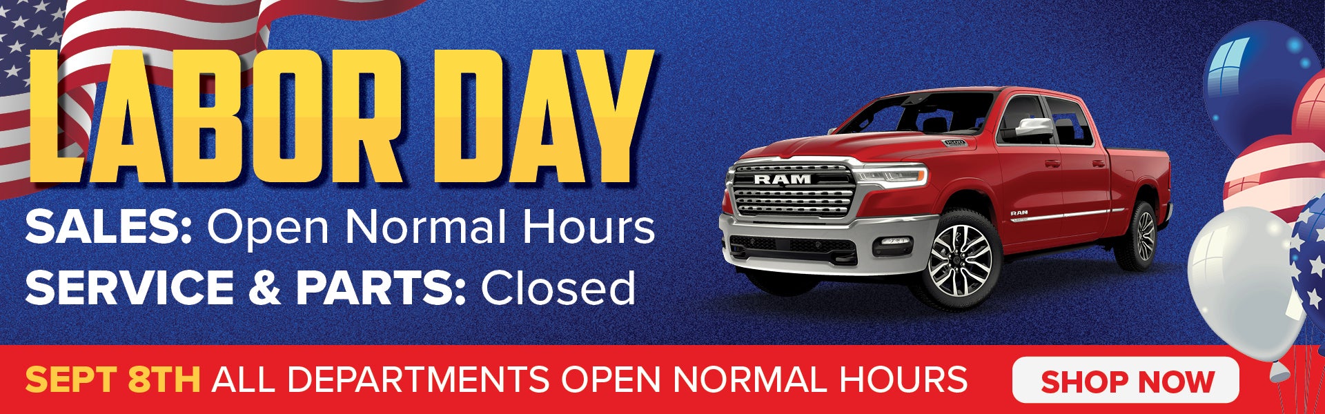 Labor Day Hours