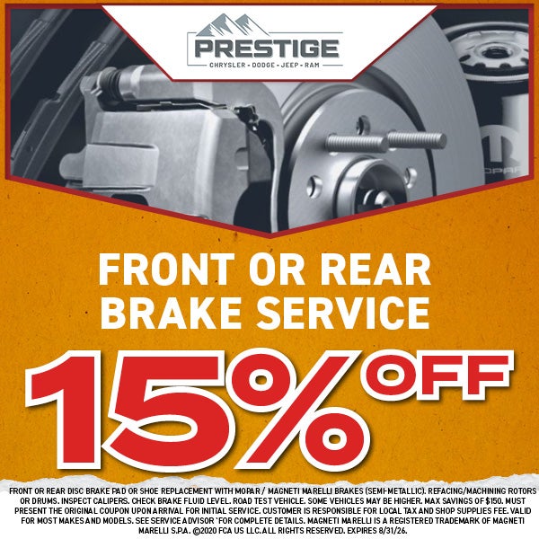 Front or Rear Brake Service