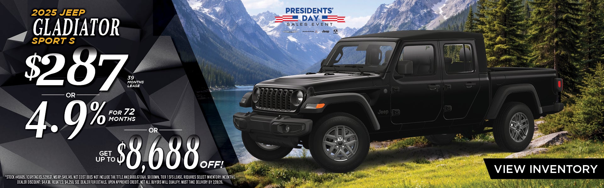 2025 Jeep Gladiator Sport S