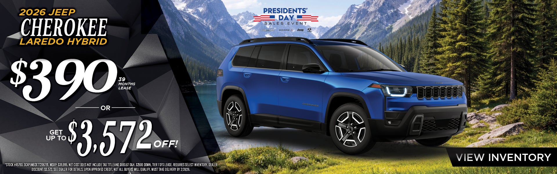 2026 Jeep Cherokee Laredo Hybrid