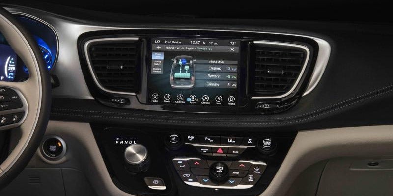 Chrysler Pacifica dashboard
