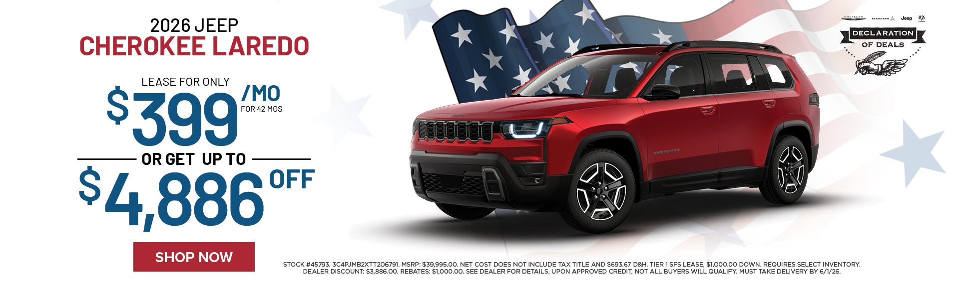 New 2026 Jeep Cherokee Laredo