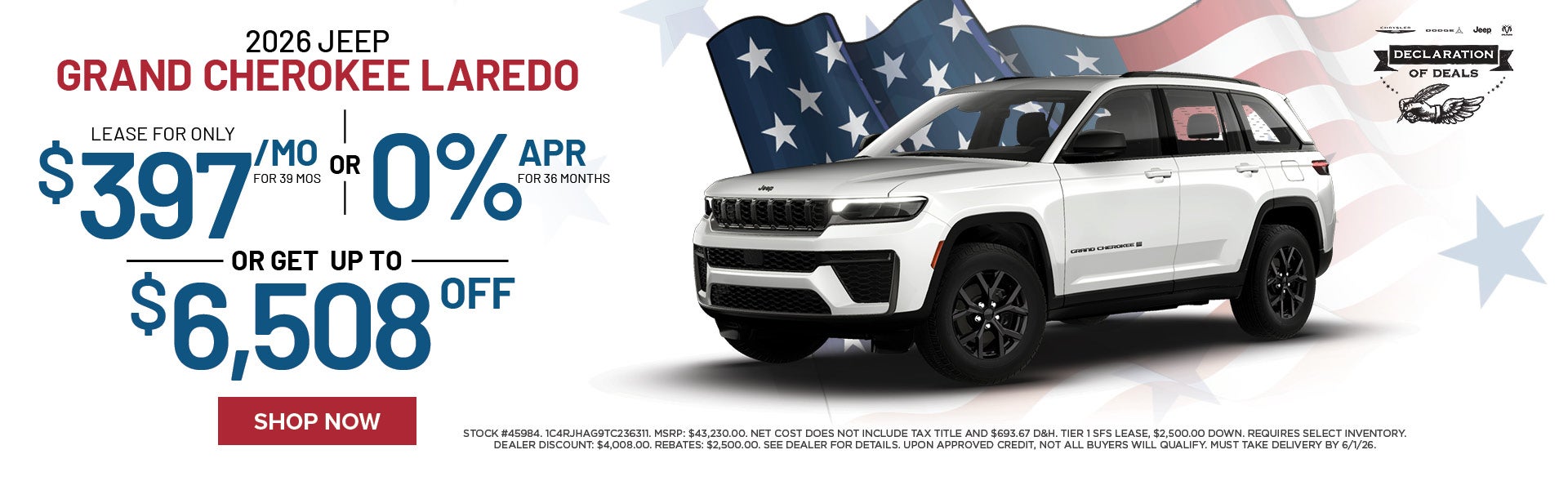 2026 Jeep Grand Cherokee Laredo