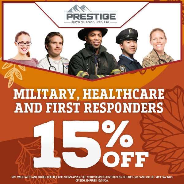 Military, Healthcare, and First Responders