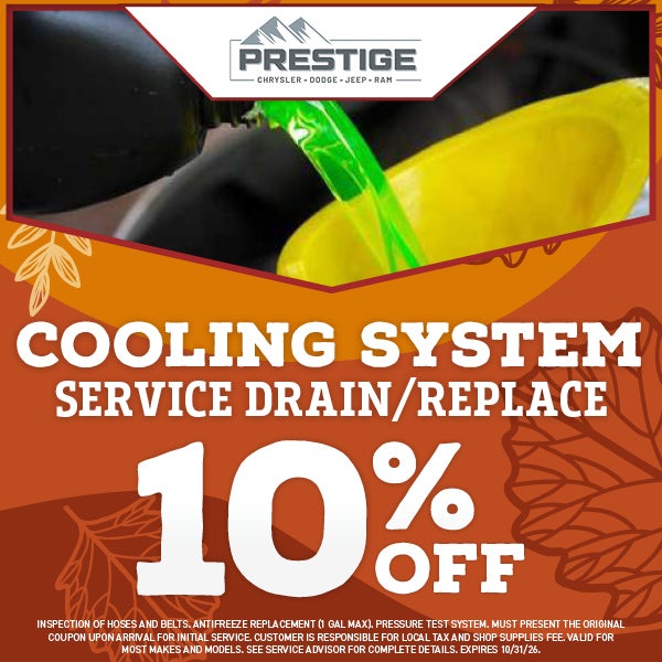 Cooling System Service Drain/Replace