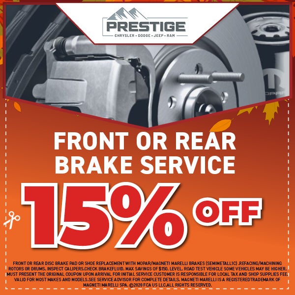 Front or Rear Brake Service