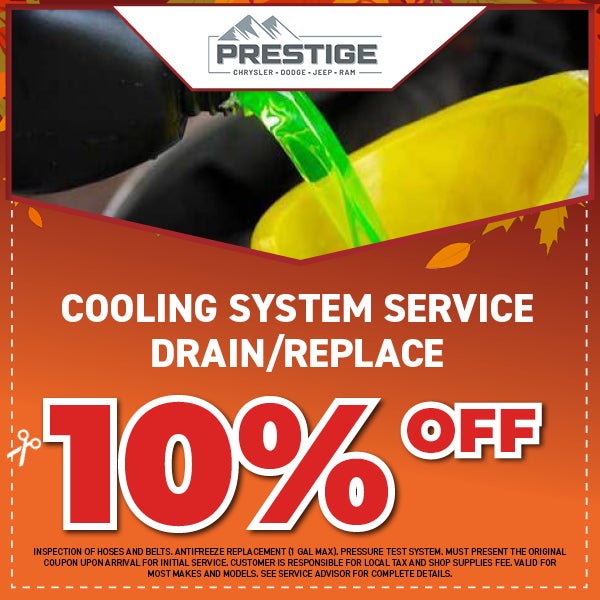 Cooling System Service Drain/Replace