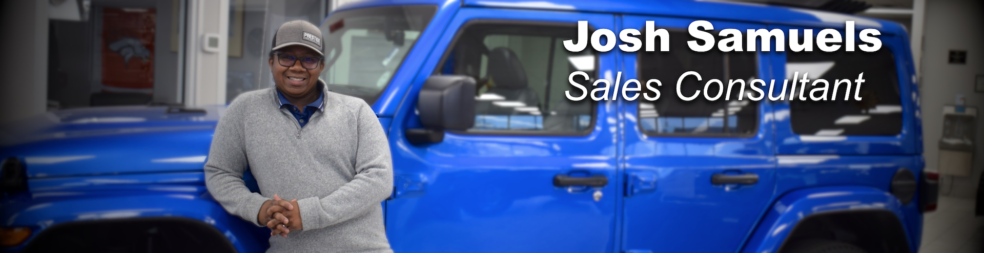 josh samuels sales consultant prestige chrysler dodge jeep ram